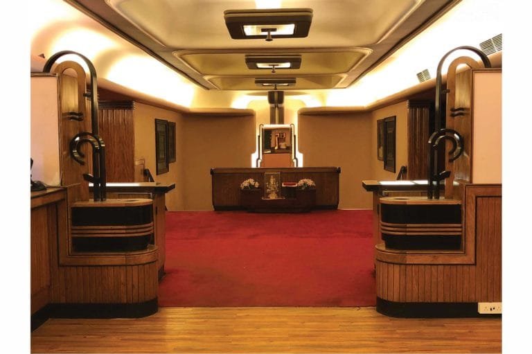 Interior view of Liberty Cinema, Marine Lines