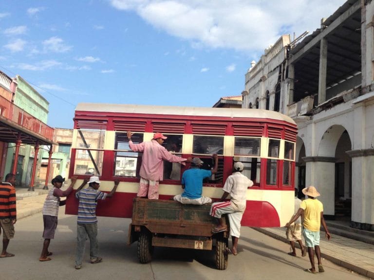 Trams were an essential component of Bombay’s old world charm and the crew recreated these on the sets. Photo Courtesy: Dhara Jain