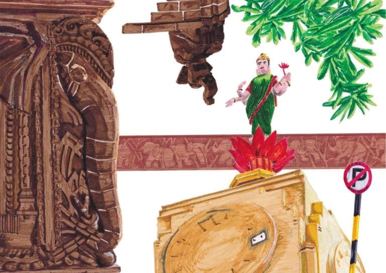 Rendering of Lakshmi Insurance Building. Source: Art Deco Mumbai