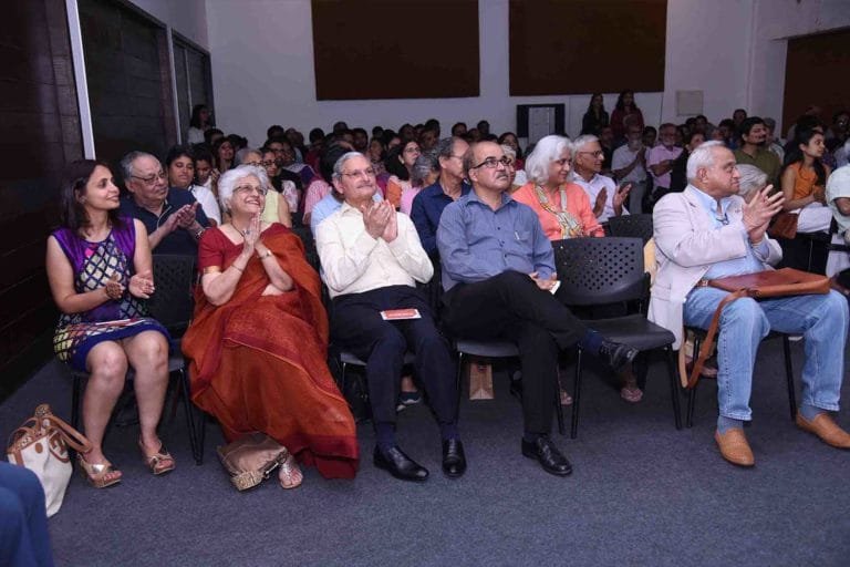The audience at the event in CSMVS auditorium