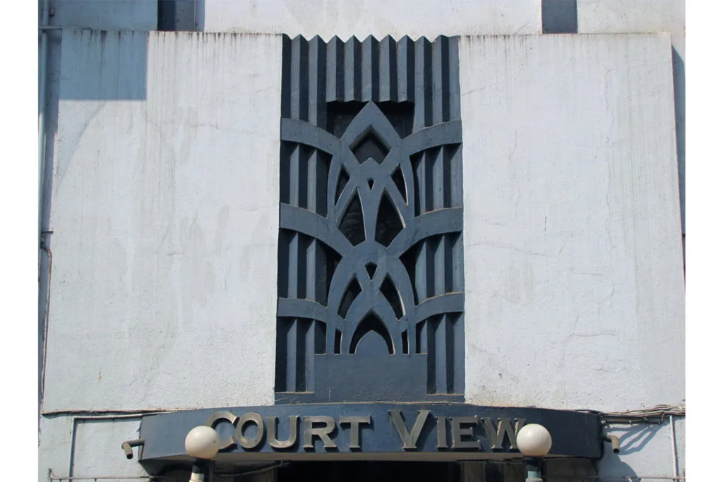 Figure 8: 'Frozen Fountain' motif on Court View, Oval Maidan