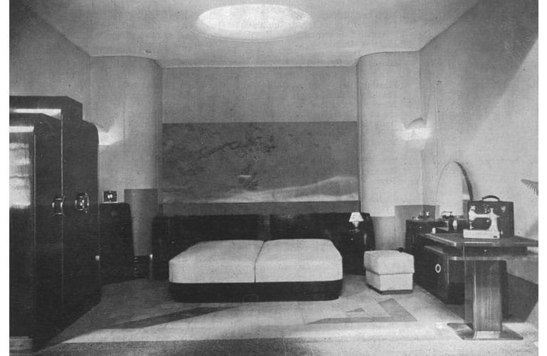 Bedroom Exhibit (Stand 5) Source: Journal of the Indian Institute of Architects, January 1938